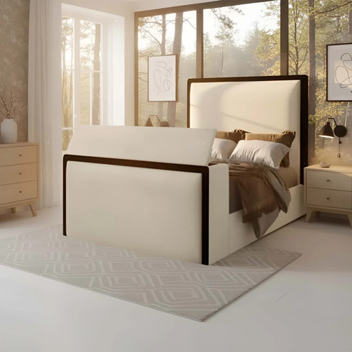 Lilly plain bed frame with - tv,