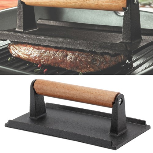 Cast iron steak weight - iron,