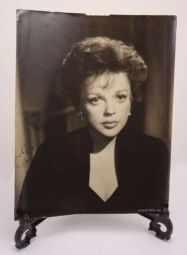 Judy garland signed photo and - garland,