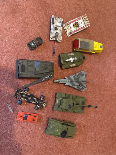 Vintage diecast military car - diecast, &