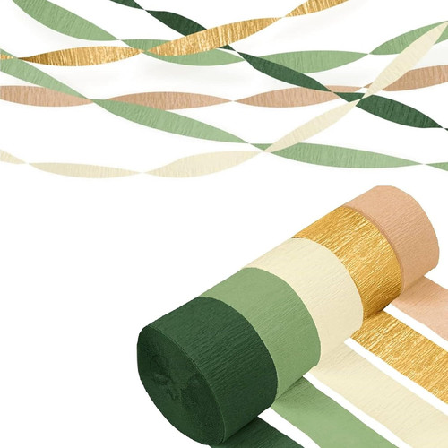 Rolls green brown crepe - 5,