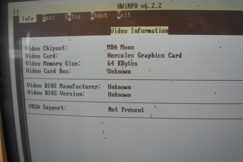 Monochrome bit isa - xt, db9