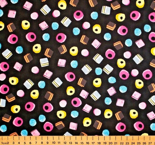 Liquorice allsorts sweets - liquorice,