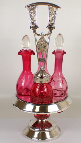 Antique meriden cranberry - meriden,