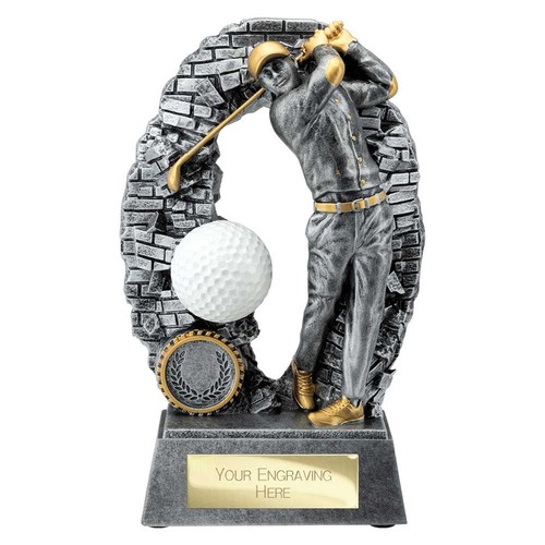Golf trophies silver blast - golf,