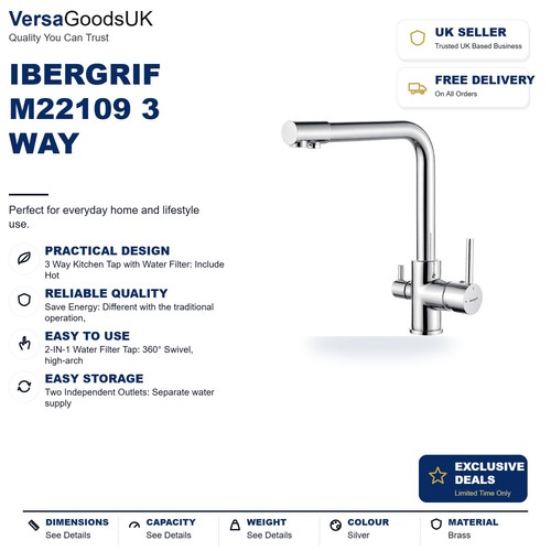 Way water filter tap - 3,