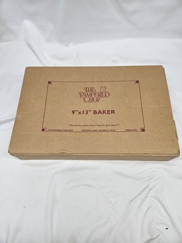 Pampered chef stoneware 9x12 - chef,