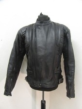 VINTAGE 80'S BELSTAFF LEATHER MOTORCYCLE TWINTRACK JACKET SIZE 44 OR UK L