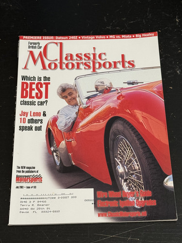 Classic motorsports magazine - classic,