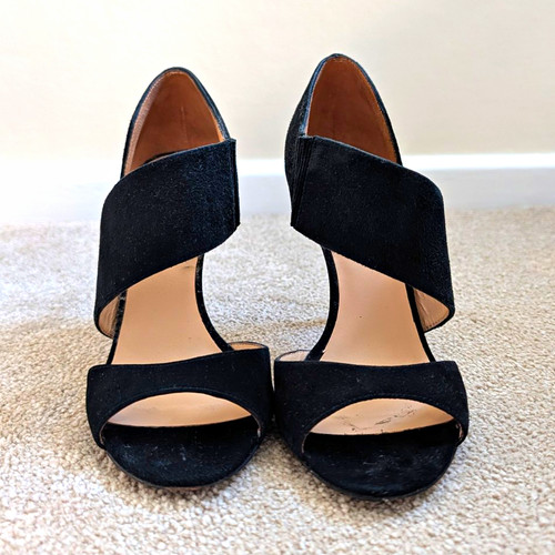 Bennett black strappy open - lk,
