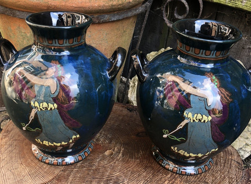 Pottery vase antique - pottery,