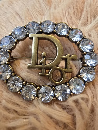 Dior crystal broach - broach,