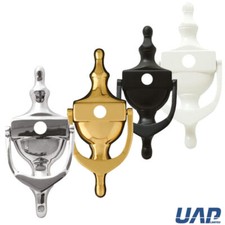 UAP 6" Victorian Urn Zamak Traditional Door Knocker 6 with Spyhole