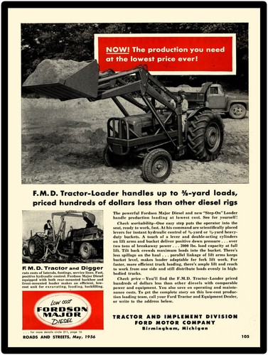 1956 fordson major diesel new - major,