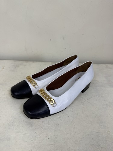 Vintage 80s court shoes white - shoes,