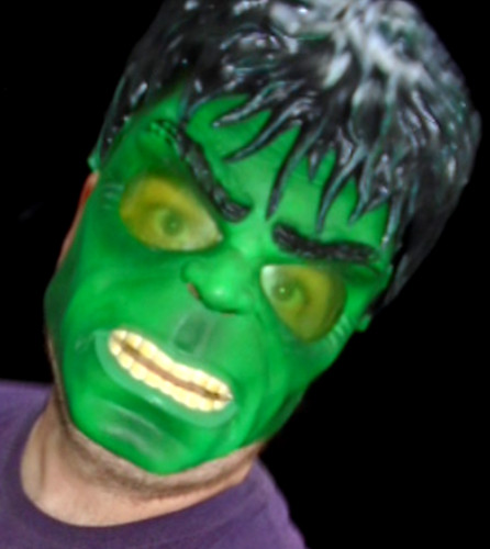 Incredible hulk superhero mask - incredible,