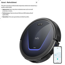 Eufy G50 Robot Vacuum 4000Pa Suction Dynamic Navigation Quiet Pro-Detangle Comb