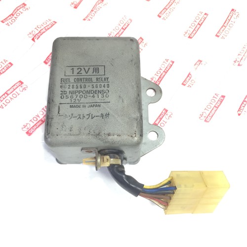 Fuel control relay - control, toyota