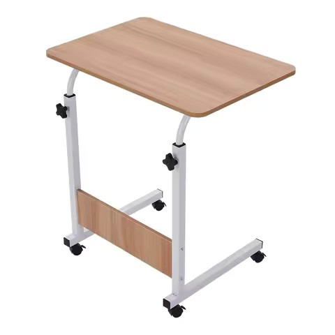 Rolling laptop desk overbed - desk,