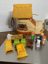 Vintage 1977 Matchbox Live And Learn Play Boot With People And Furniture