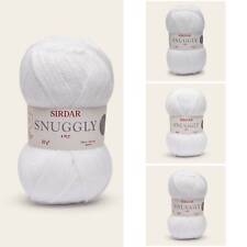 2 PLY, 3 PLY & 4 PLY SNUGGLY BABY Wool by SIRDAR * White & Biscuit * Knitting...
