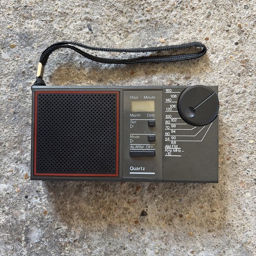 Portable radio alarm - am, fm