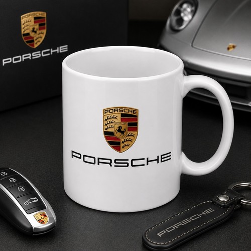 Porsche logo inspired coffee - logo,