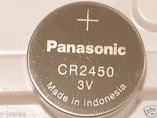 1 NEW BULK pc. PANASONIC CR2450 CR 2450 3v LITHIUM BATTERY EXPIRE 2032