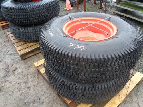 Pair kubota wheels grass - grass, tyres