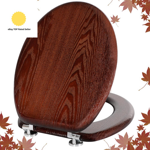 Natural wooden toilet - toilet, seat