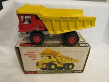 Dinky Toys cast metal Aveling Barford Centaur Dump Truck #924 MINT- ORIGINAL BOX