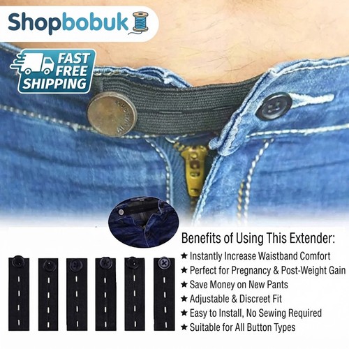 5pcs adjustable elastic - elastic, waist