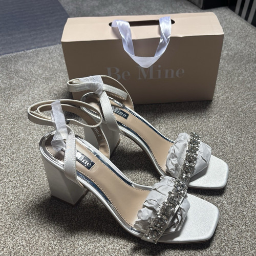 Mine ivory satin - be, ankle