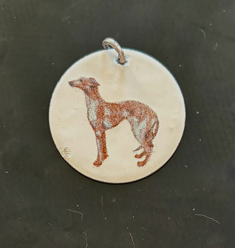Mcm vtg enamel - enamel, on