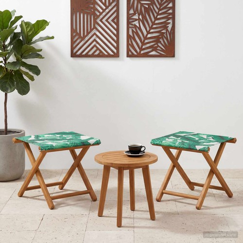 Vidaxl deck chair - 2, solid