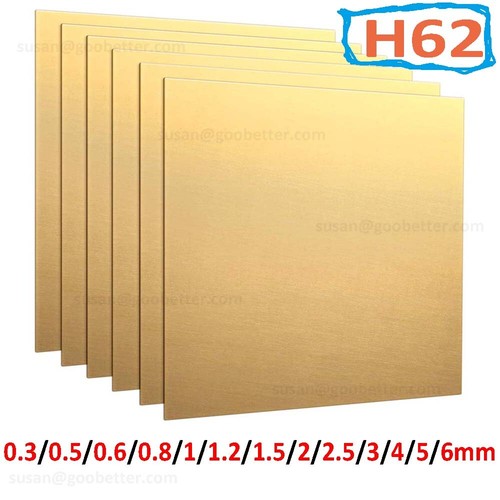 Brass sheet various sizes - brass,