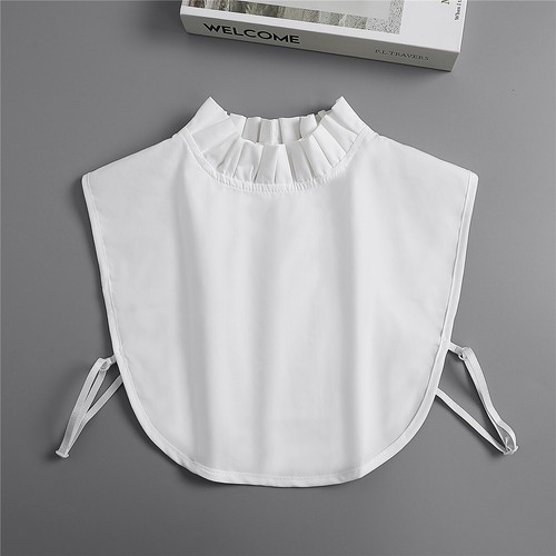 Collar fake half shirt blouse - fake,