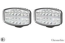 2x 10" 24V Roof LED Light Bar Work Lamp For Truck Lorry Volvo Renault DAF E-Mark