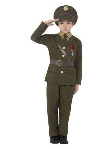 Child army officer costume - officer,