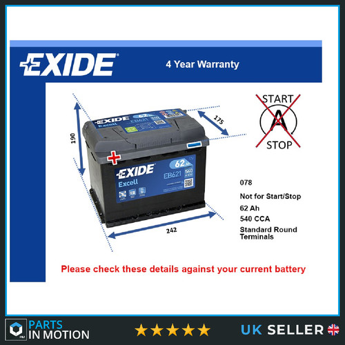 Battery fits fso polonez 132p - fso,