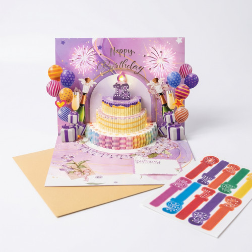 Birthday greeting card pop - birthday,