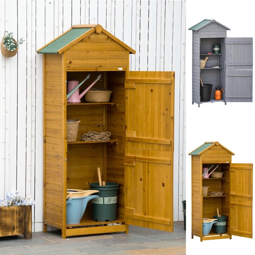 Wooden garden storage shed - storage,
