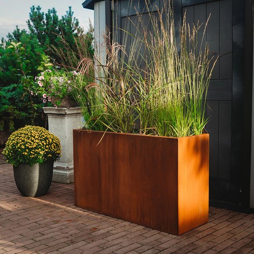 80cm corten steel - steel, garden