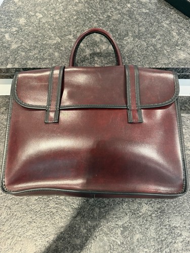 Burgundy black leather - burgundy/black, top