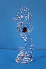 Vtg Waterford Crystal Seahorse