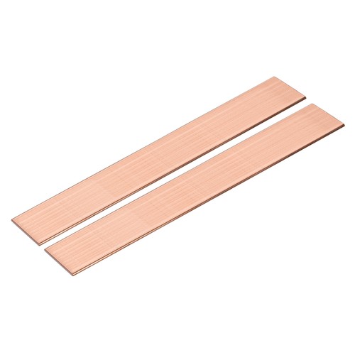 2pcs copper flat bar x - flat,