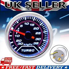 Car Universal 52mm 2" Turbo Boost Gauge Pressure Vacuum Meter Dial Psi LED Light