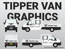 Tipper Van Vinyl Decals –