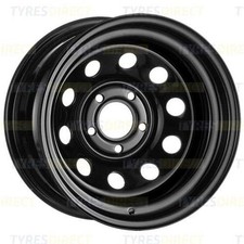 x4 15x8 BLACK DEEP DISH