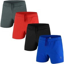 Mens Gym Running Shorts w/ Zip